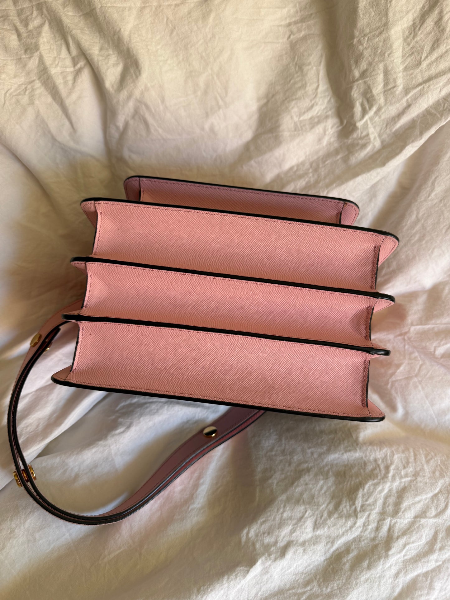 MARNI Saffiano Medium Trunk Bag