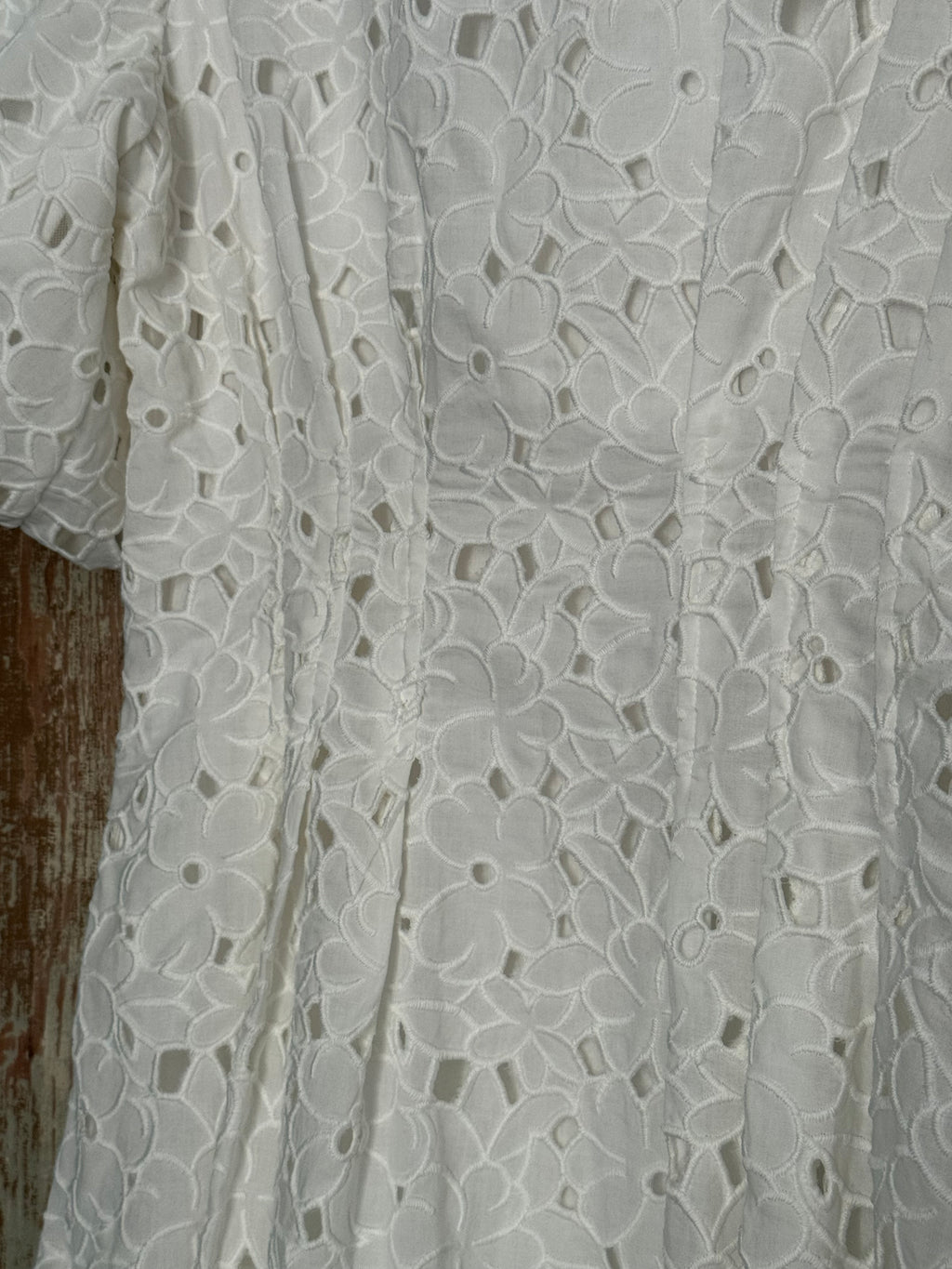 Simkhai Lace Collared Mini Dress