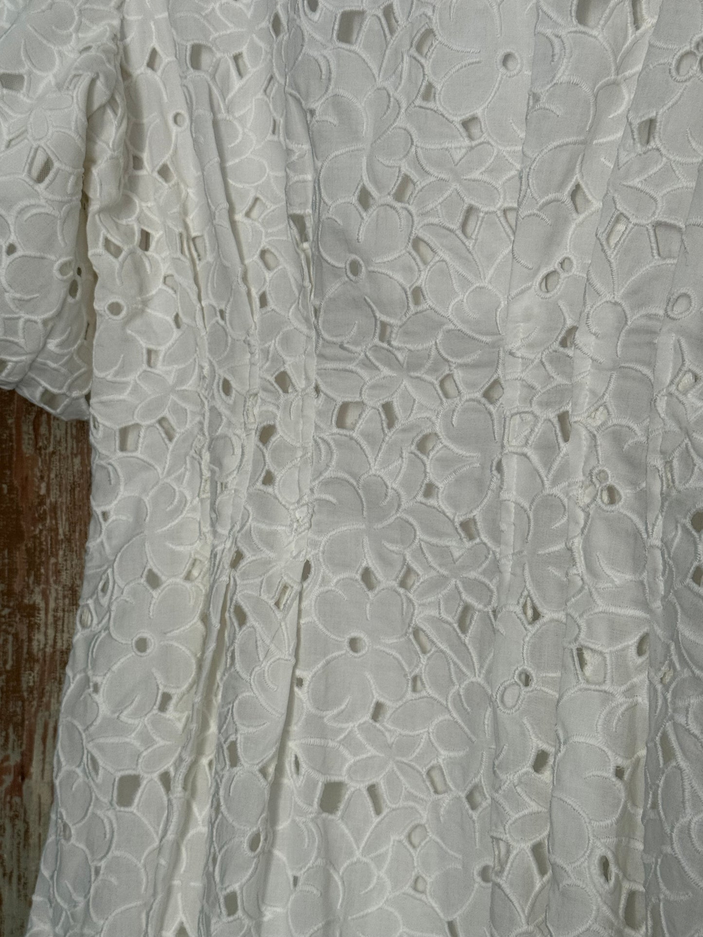 Simkhai Lace Collared Mini Dress