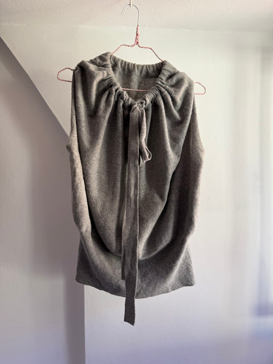 Vintage Grifoni Italian Cashmere Blend Cowl Neck Top