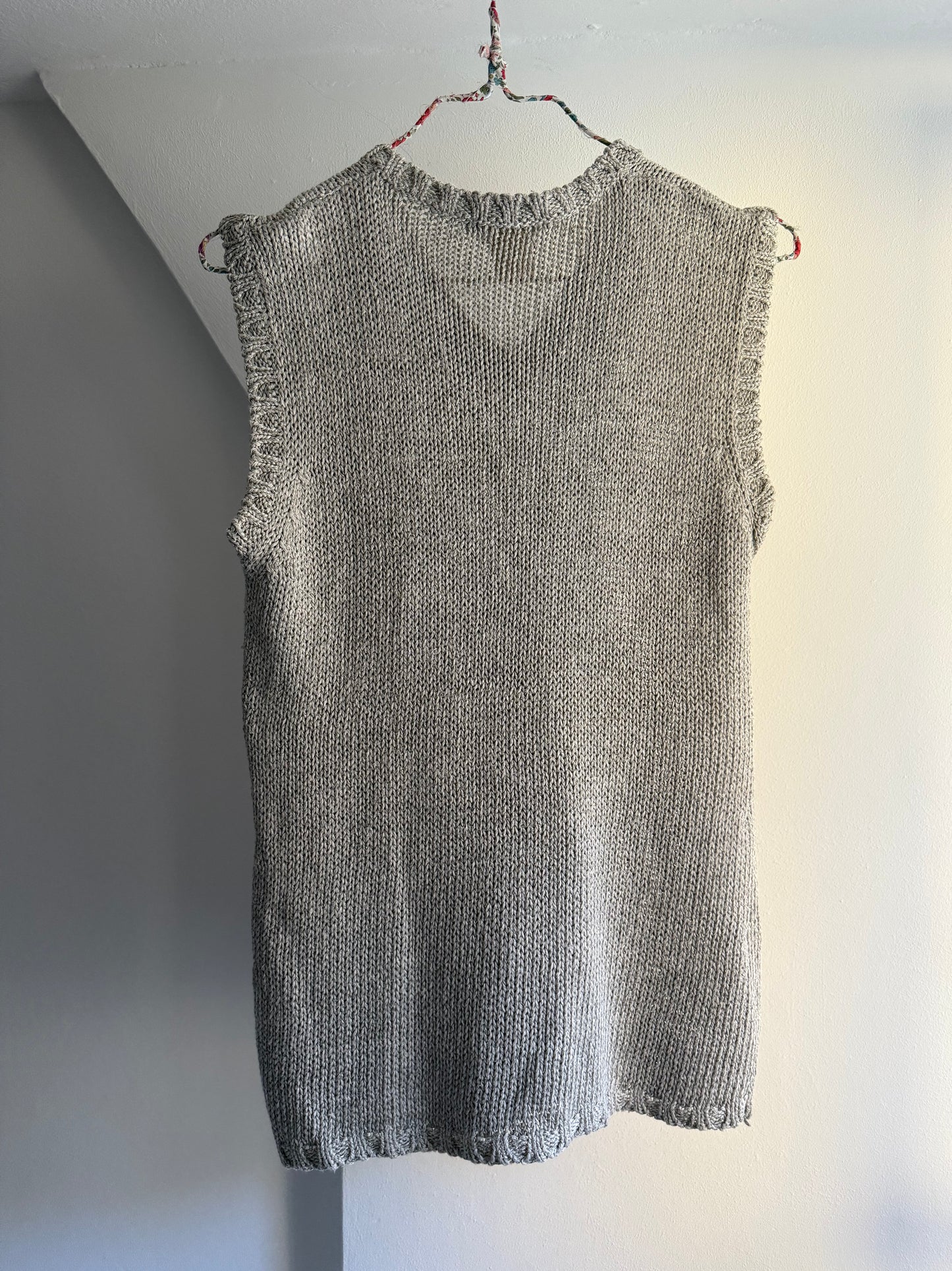 Vintage Max Mara Grey Soft Knitted Vest