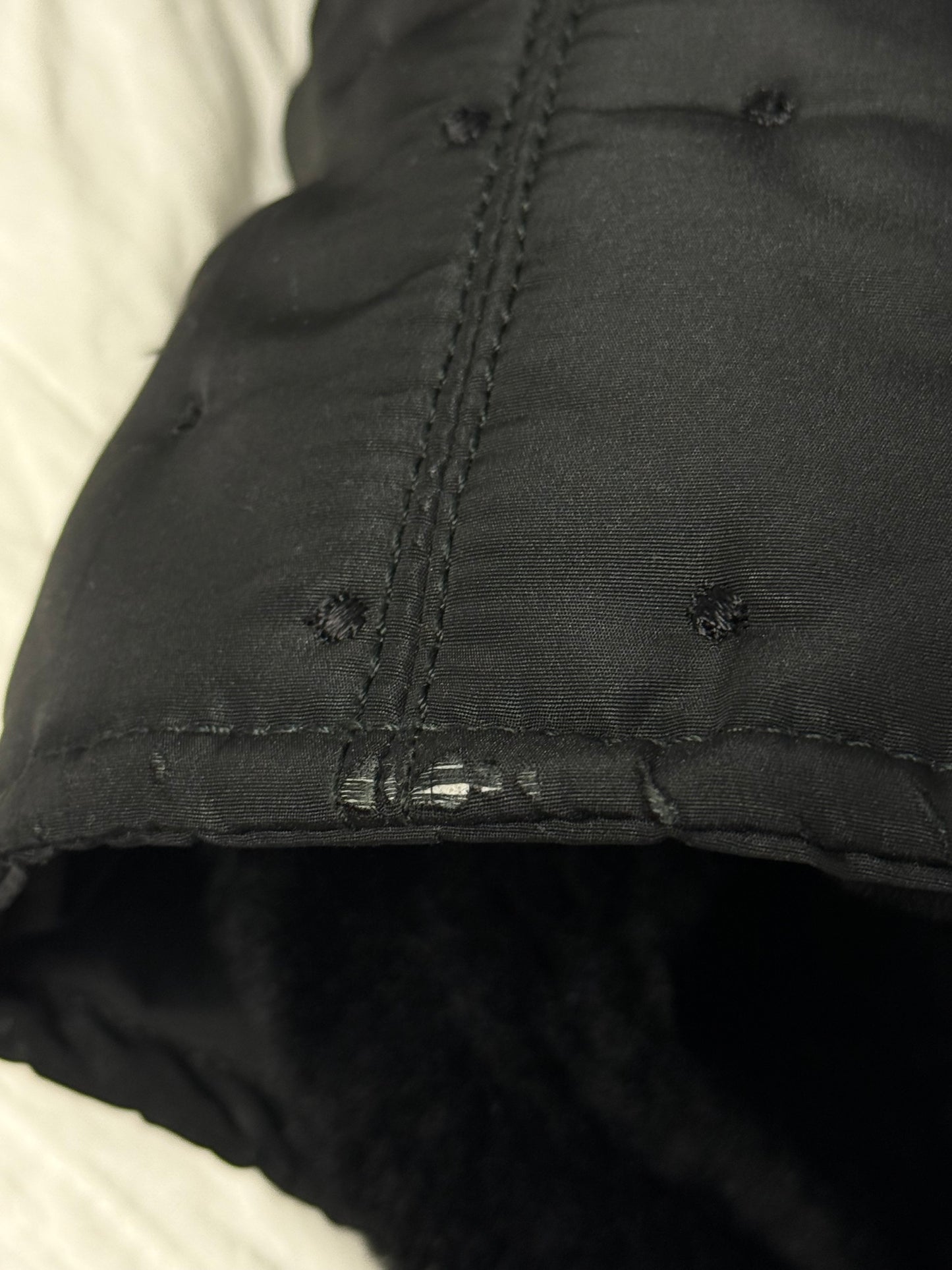 Rare Vintage Elisa Sori Quilted Coat with Soft Faux Shearling