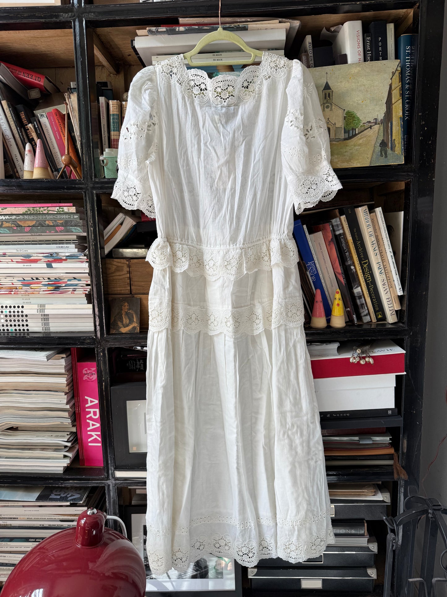 Sea New York Lace Tiered Midi Dress