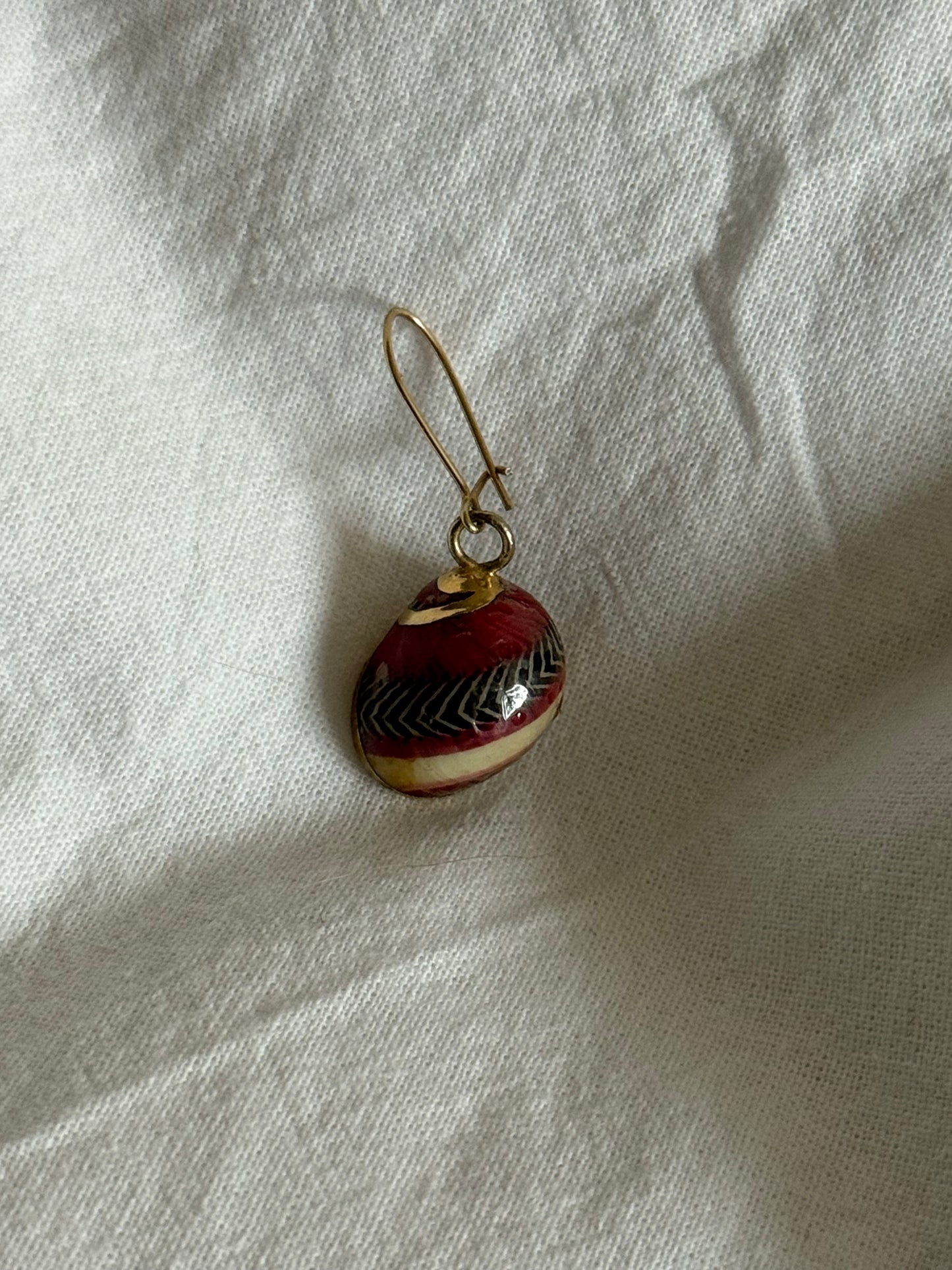 Vintage Single Shell Earring