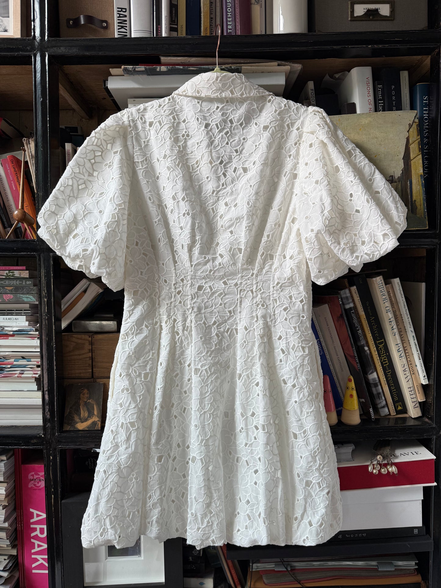 Simkhai Lace Collared Mini Dress