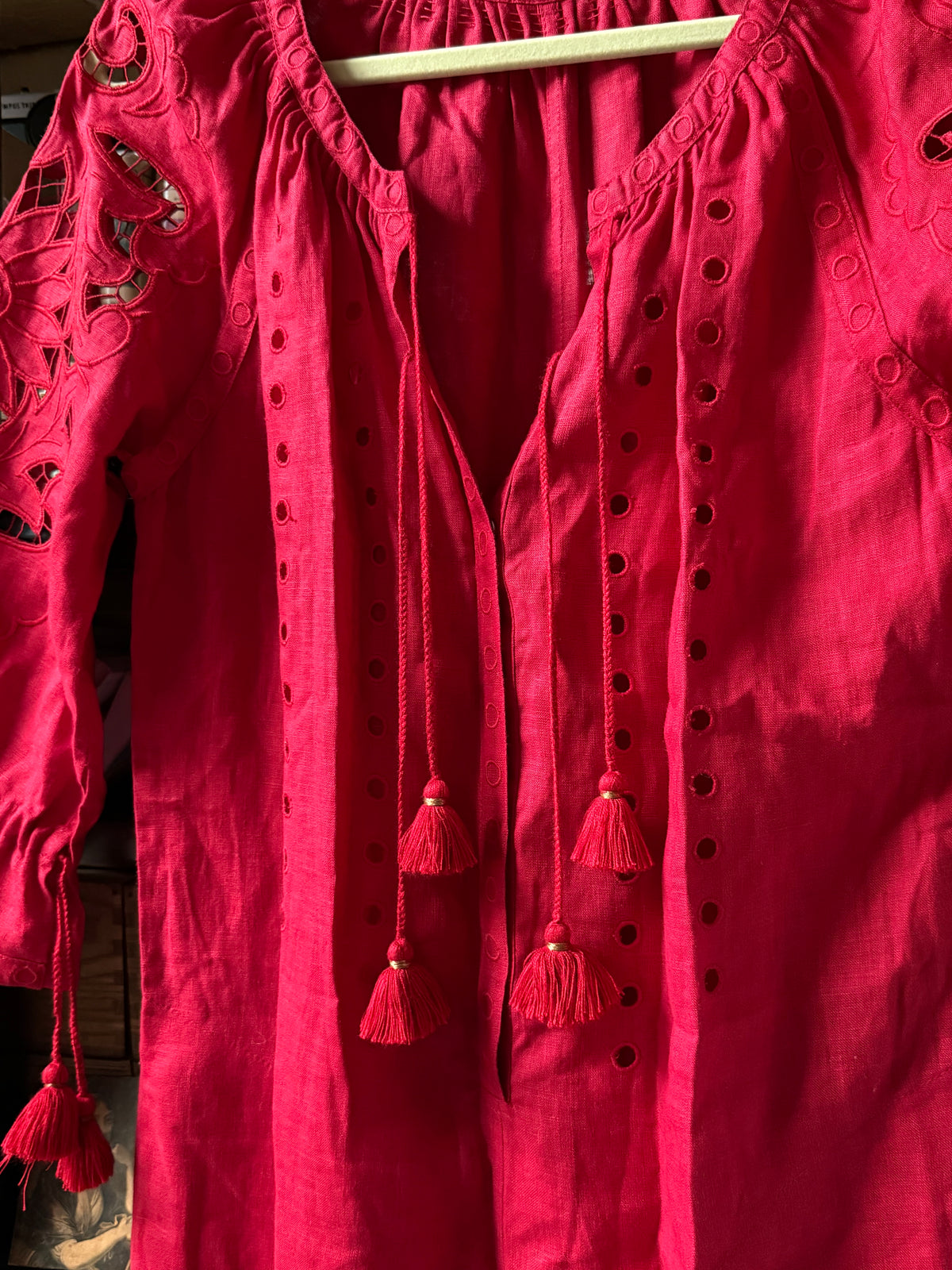 Vita Kin Red Tassel Jumpsuit