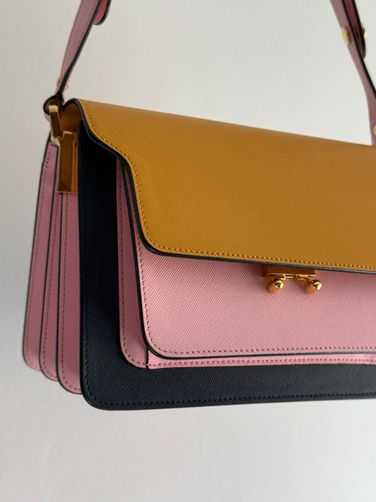 MARNI Saffiano Medium Trunk Bag