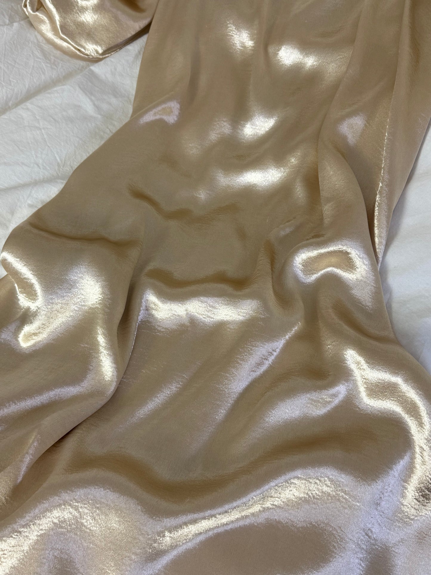 Caroline Constas Palmer Dress in Champagne