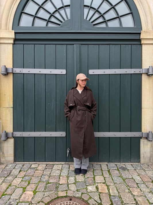 Gestuz Brown 2 Pieces Trenchcoat