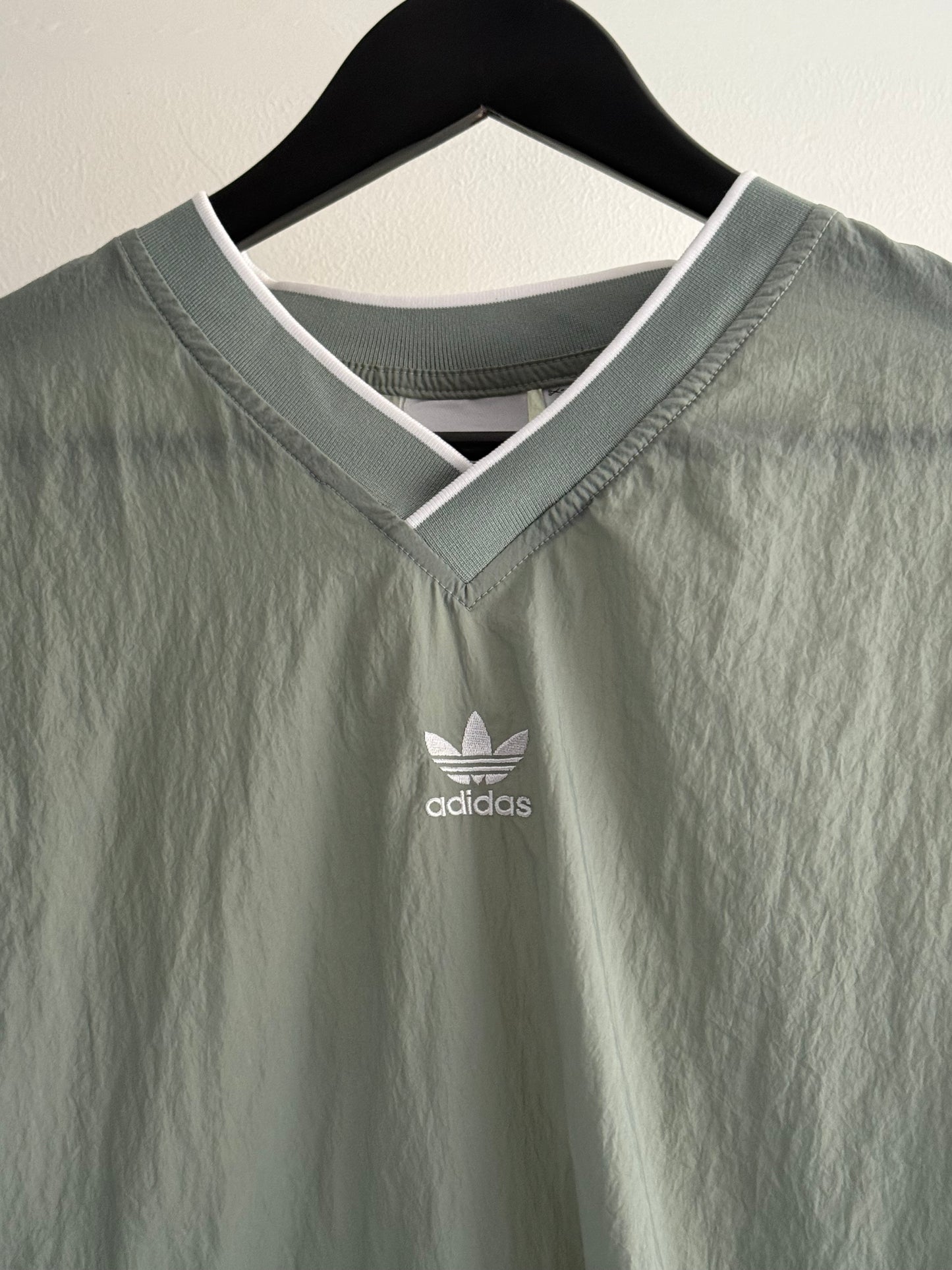 Adidas Originals Sage Green V Neck Pullover