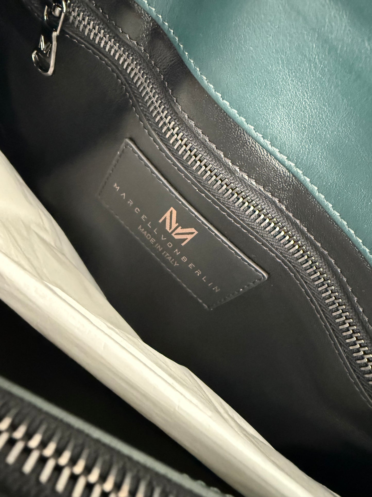 Marcell Von Berlin Teal Crossbody/Shoulder Bag