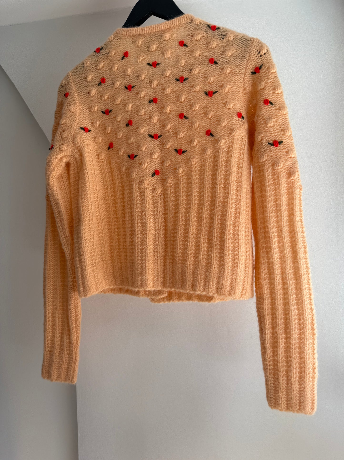 Notes du Nord Flower Embroidered Cardigan