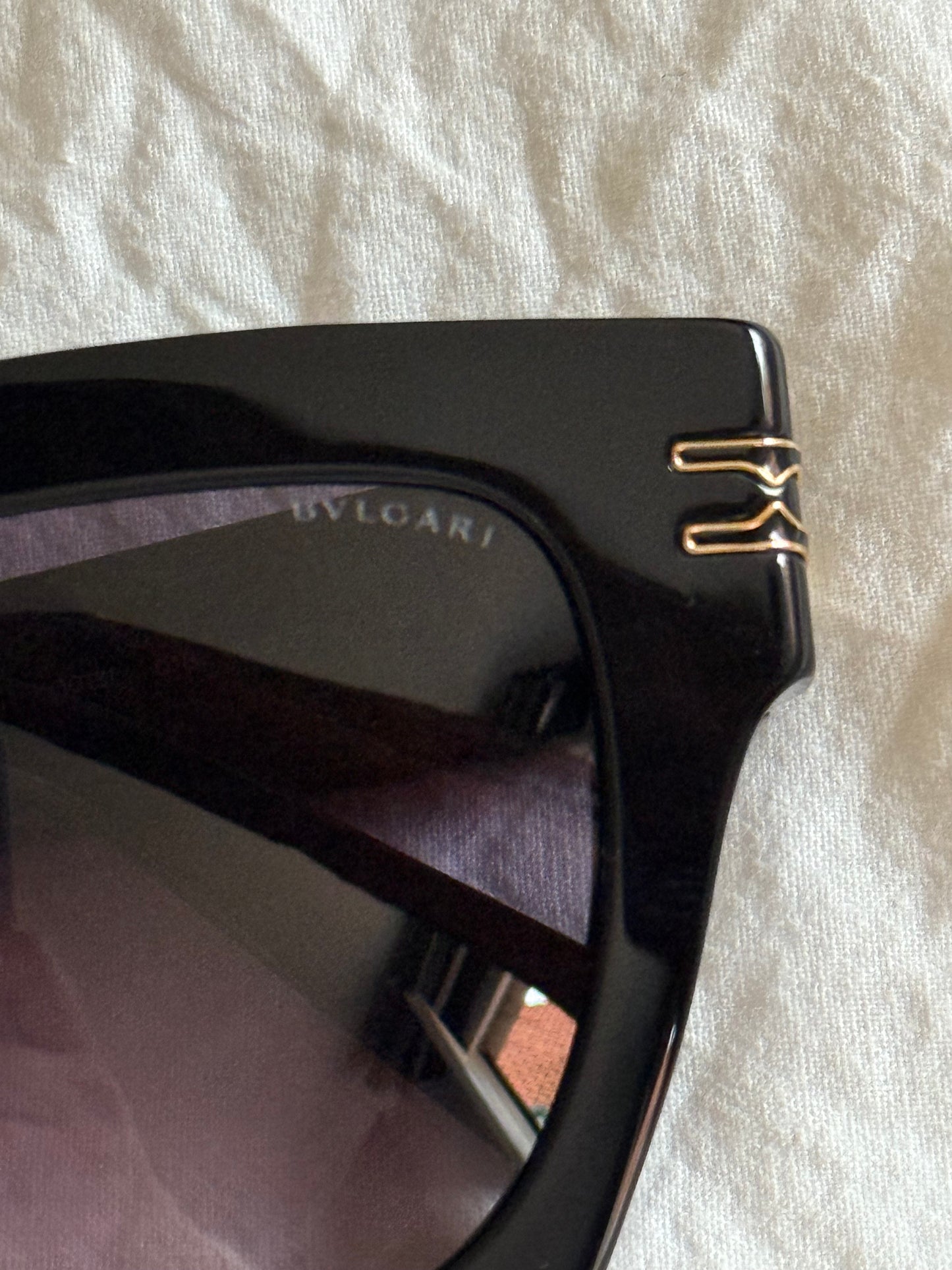 BVLGARI Sunglasses with Eggplant Cover