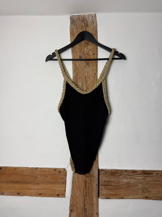 Yves Saint Laurent Late 70s/Early 80s Top with Shimmering Details