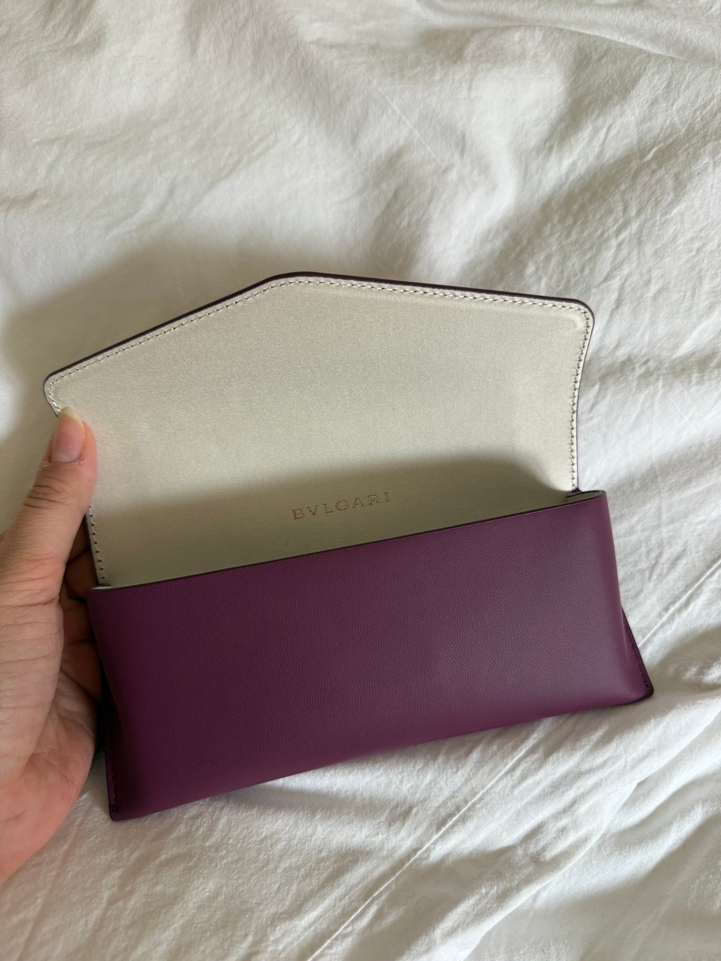 BVLGARI Sunglasses with Eggplant Cover