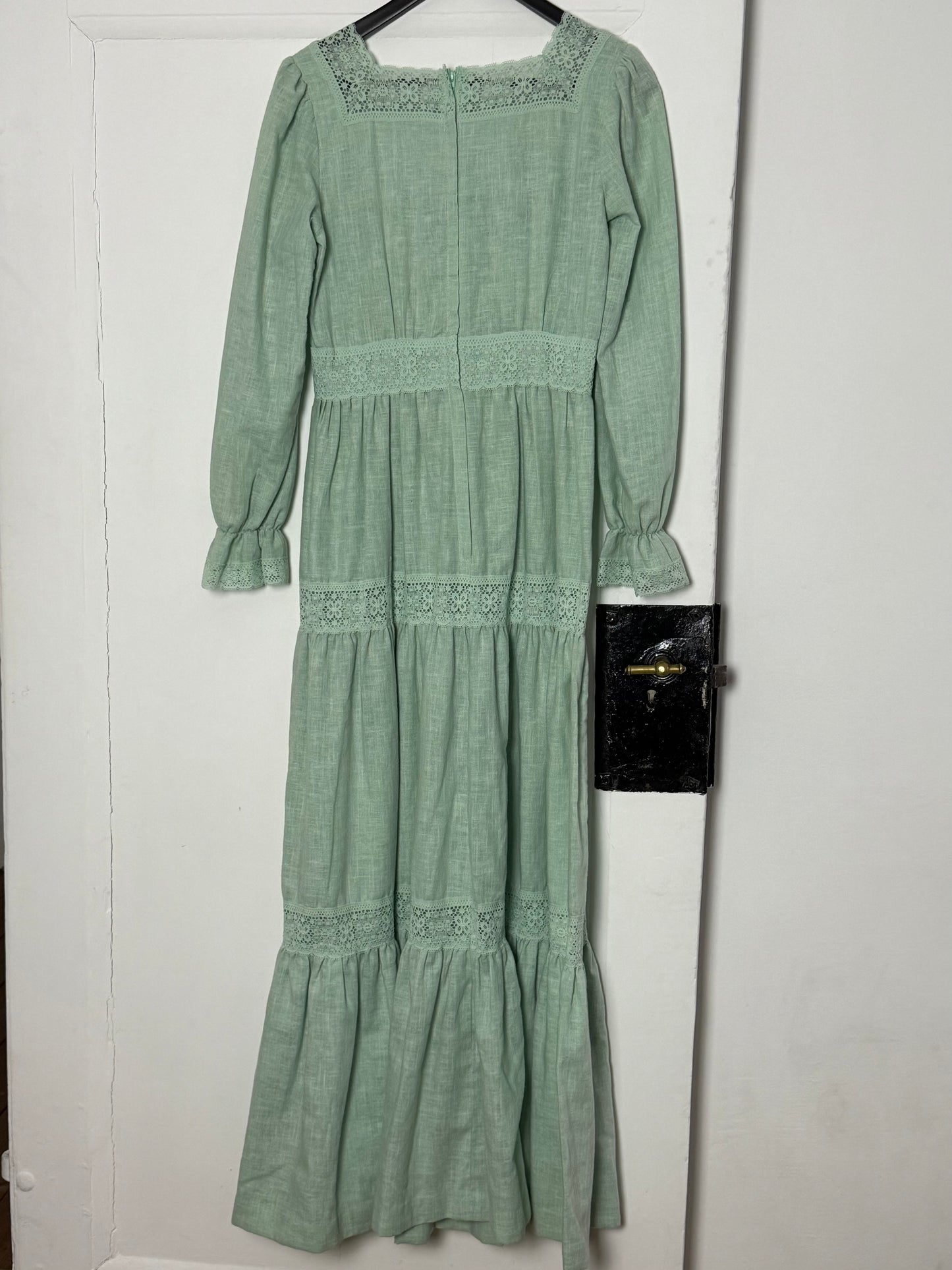 Vintage Mint Green Maxi Dress