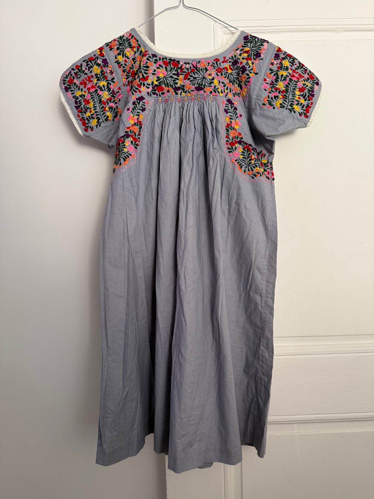 Vintage PAUL & JOE Embroidered Floral Dress