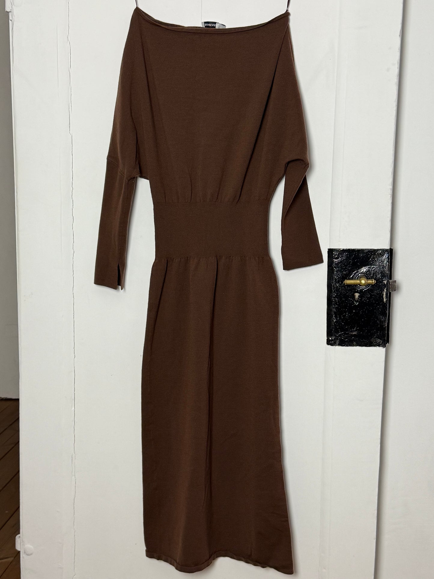Simkhai Brown Wool Knitted Dress
