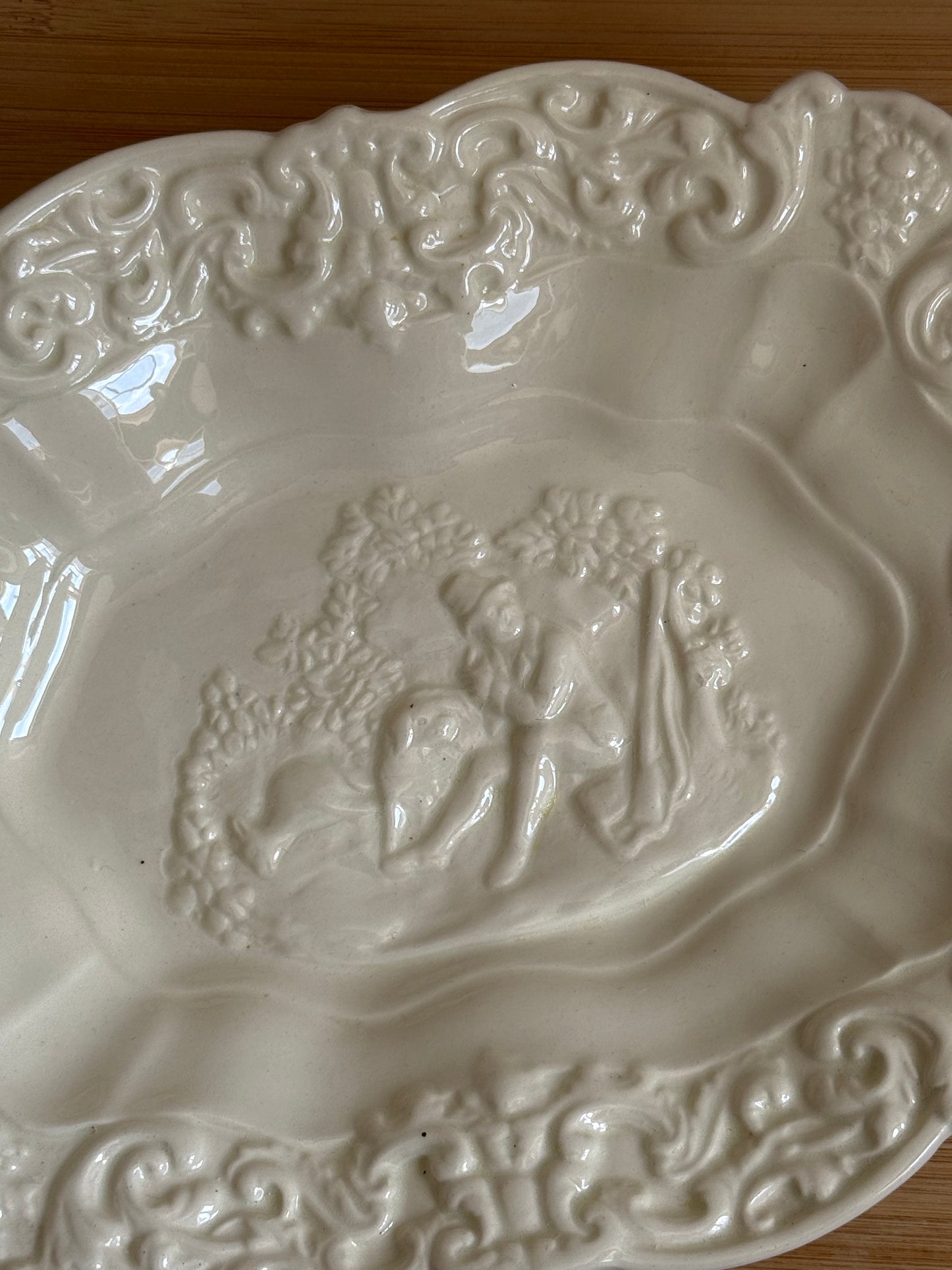 Vintage 1930-1940 Swedish Ceramic Serving Platter