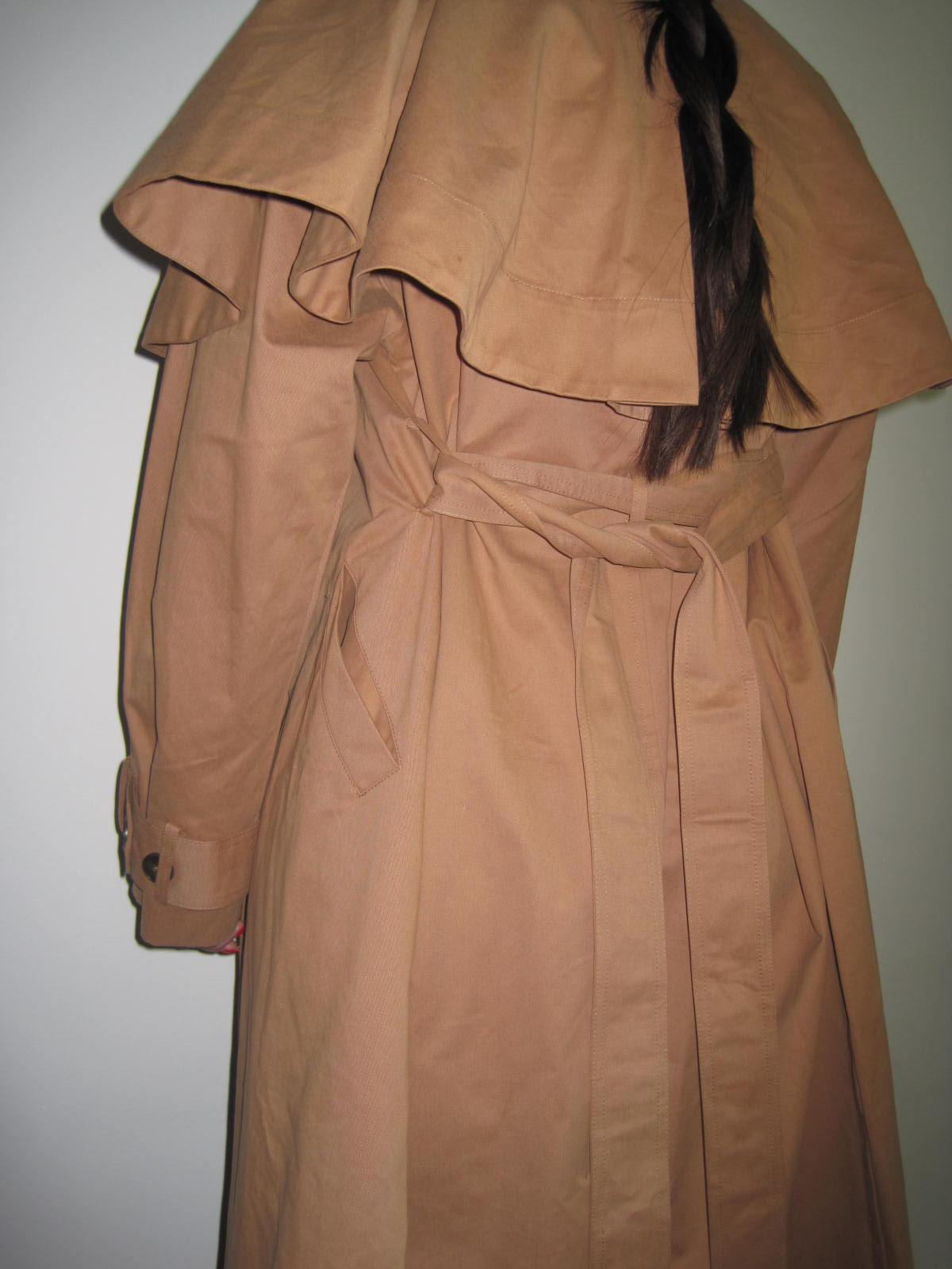 Nobodys Child Trench Coat with Detachable Cape