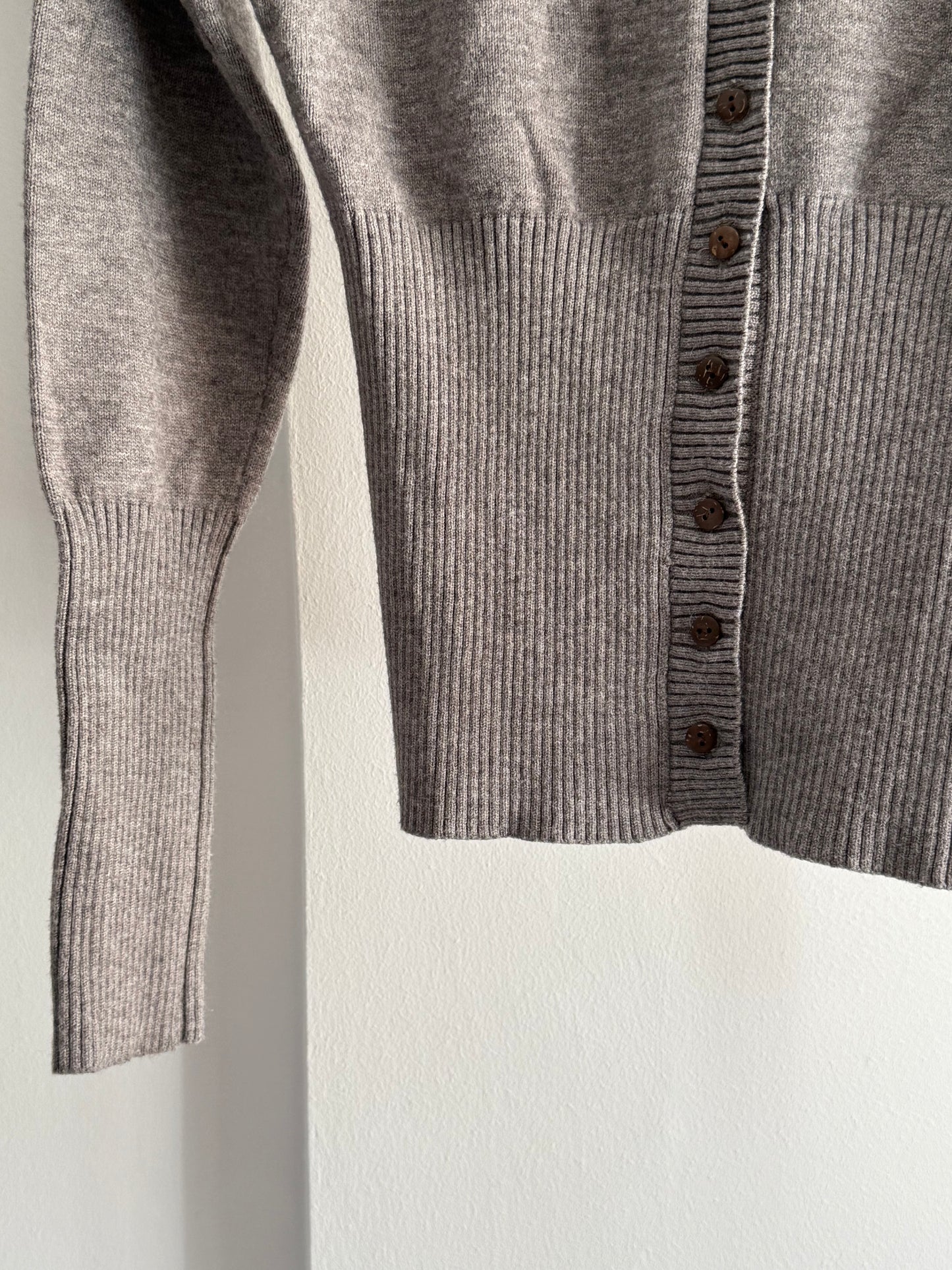 Frankies Bikinis Cropped Cardigan with Waist Detail