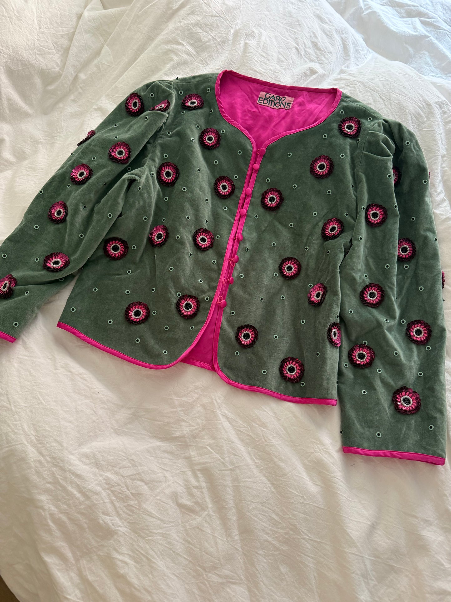 Caro Edition Velvet Sequins Jacket