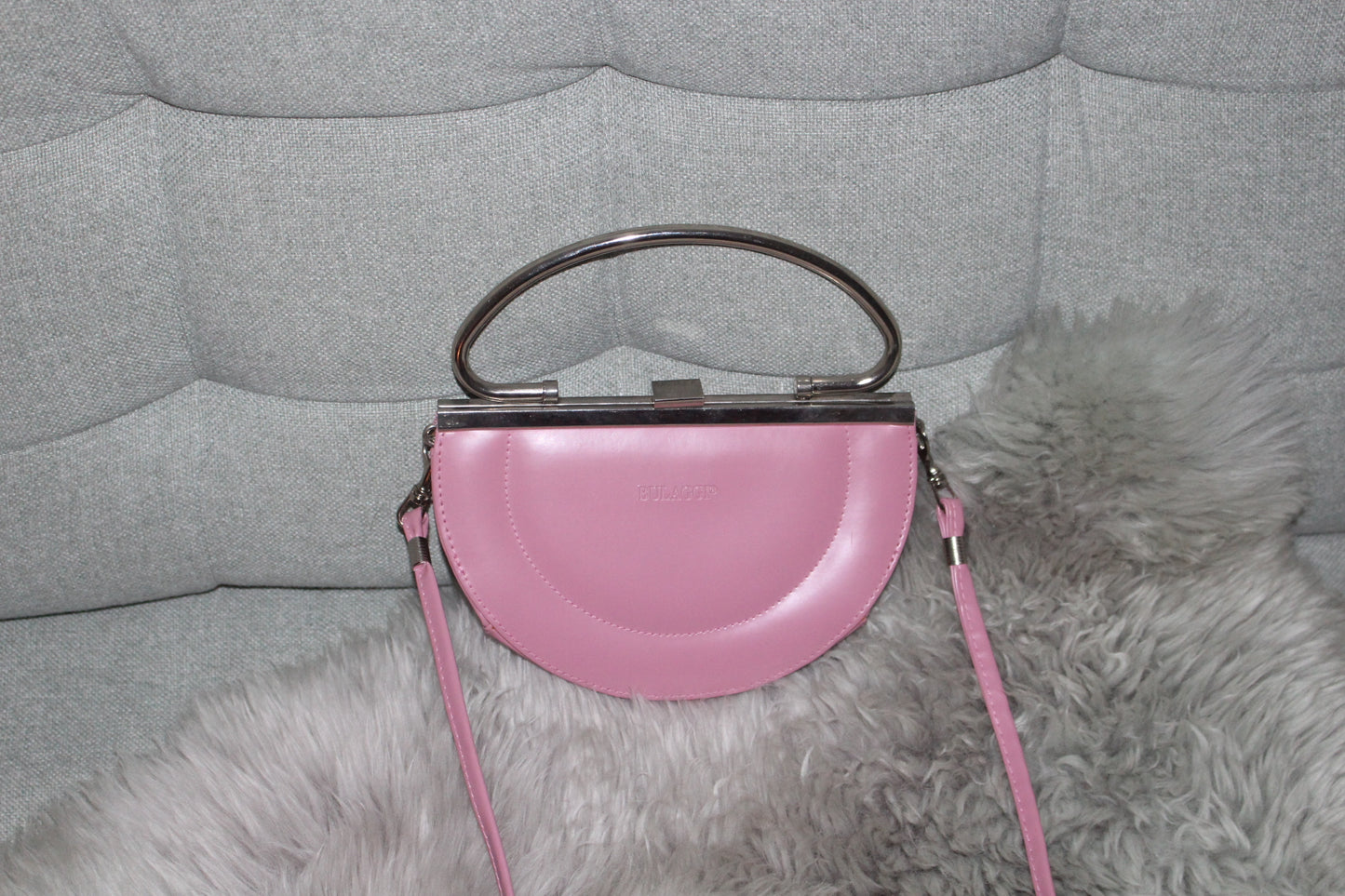 Vintage 00s Pink Bulaggi Clutch/Bag