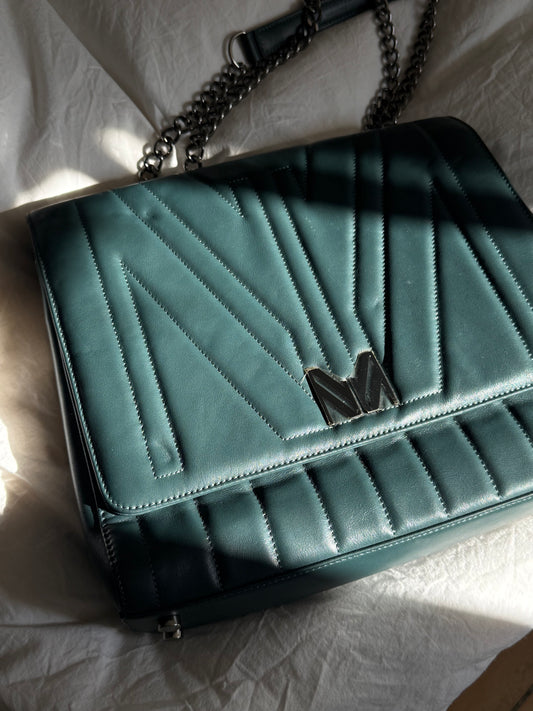 Marcell Von Berlin Teal Crossbody/Shoulder Bag