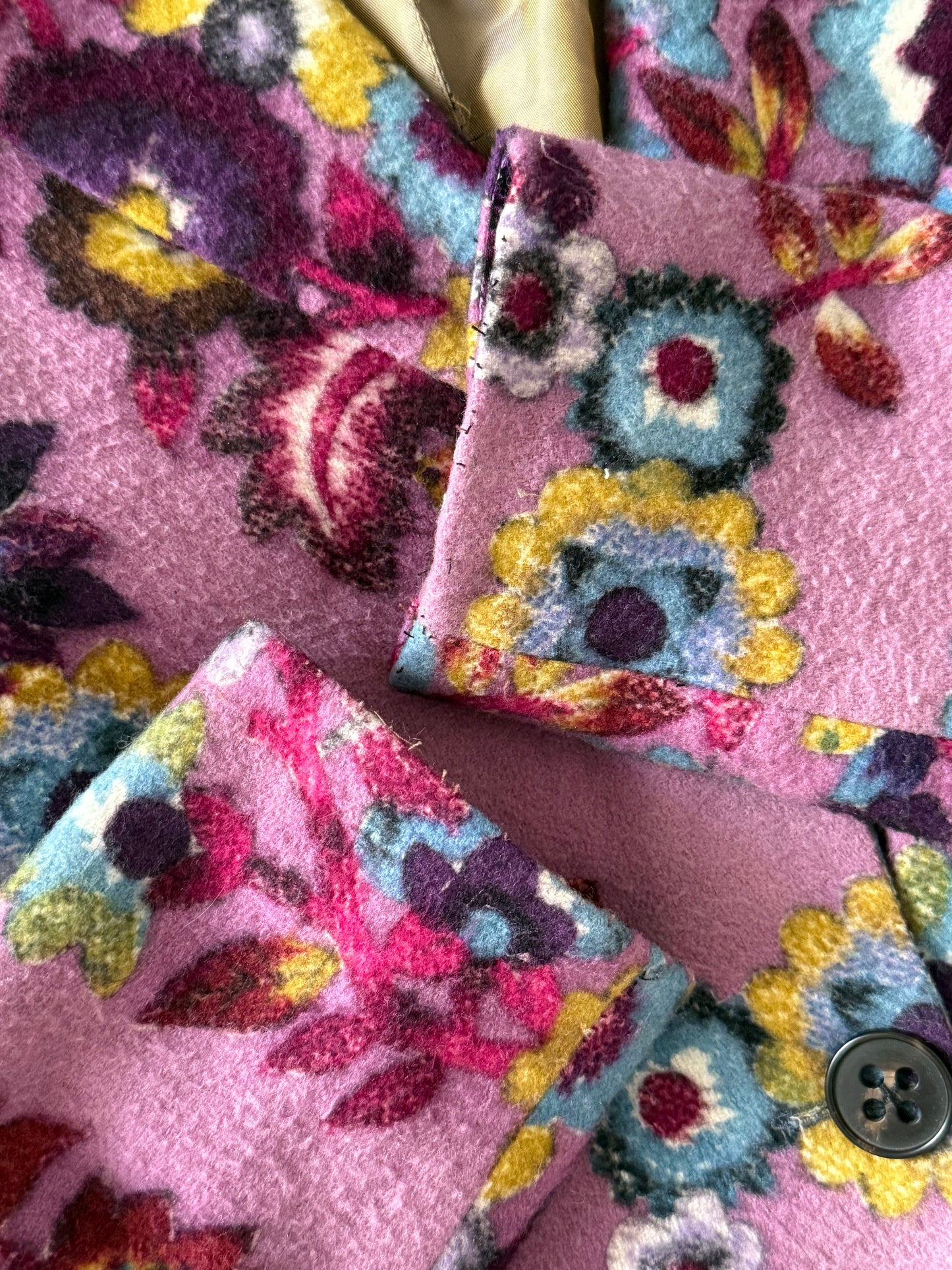 Vintage Rare Ungaro Paris Blazer with Flower Motif