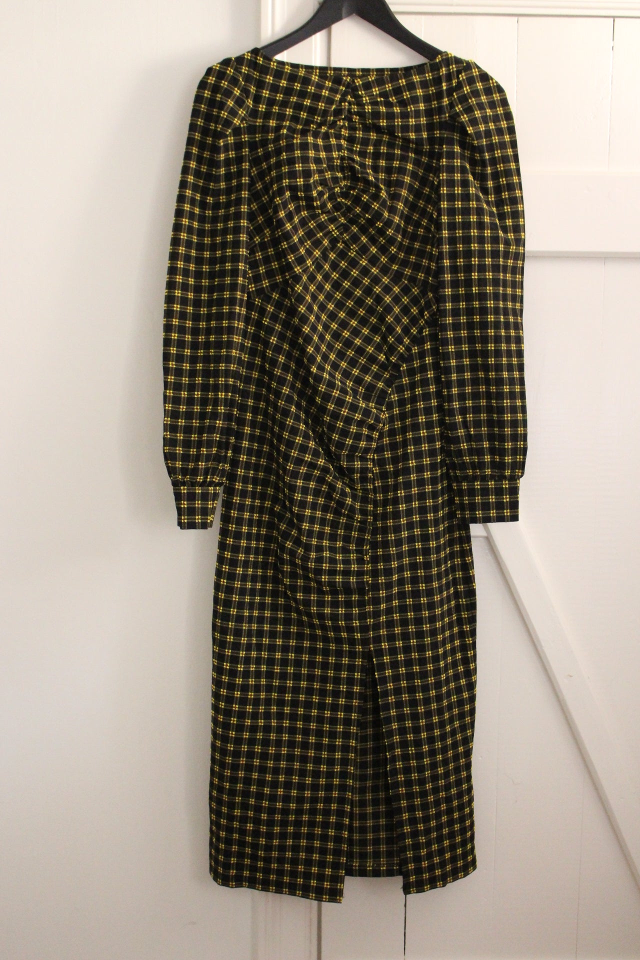 Rachel Comey Checkered Long-sleeve Dress