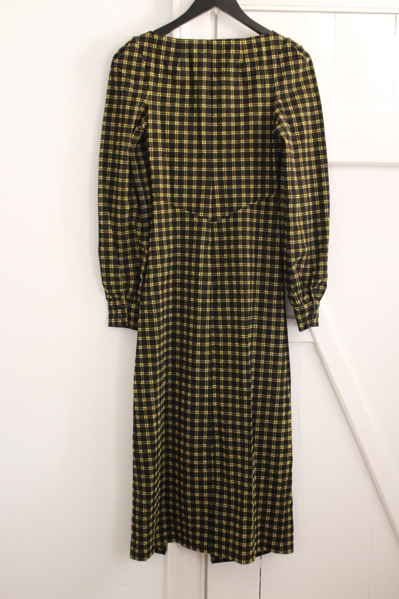 Rachel Comey Checkered Long-sleeve Dress