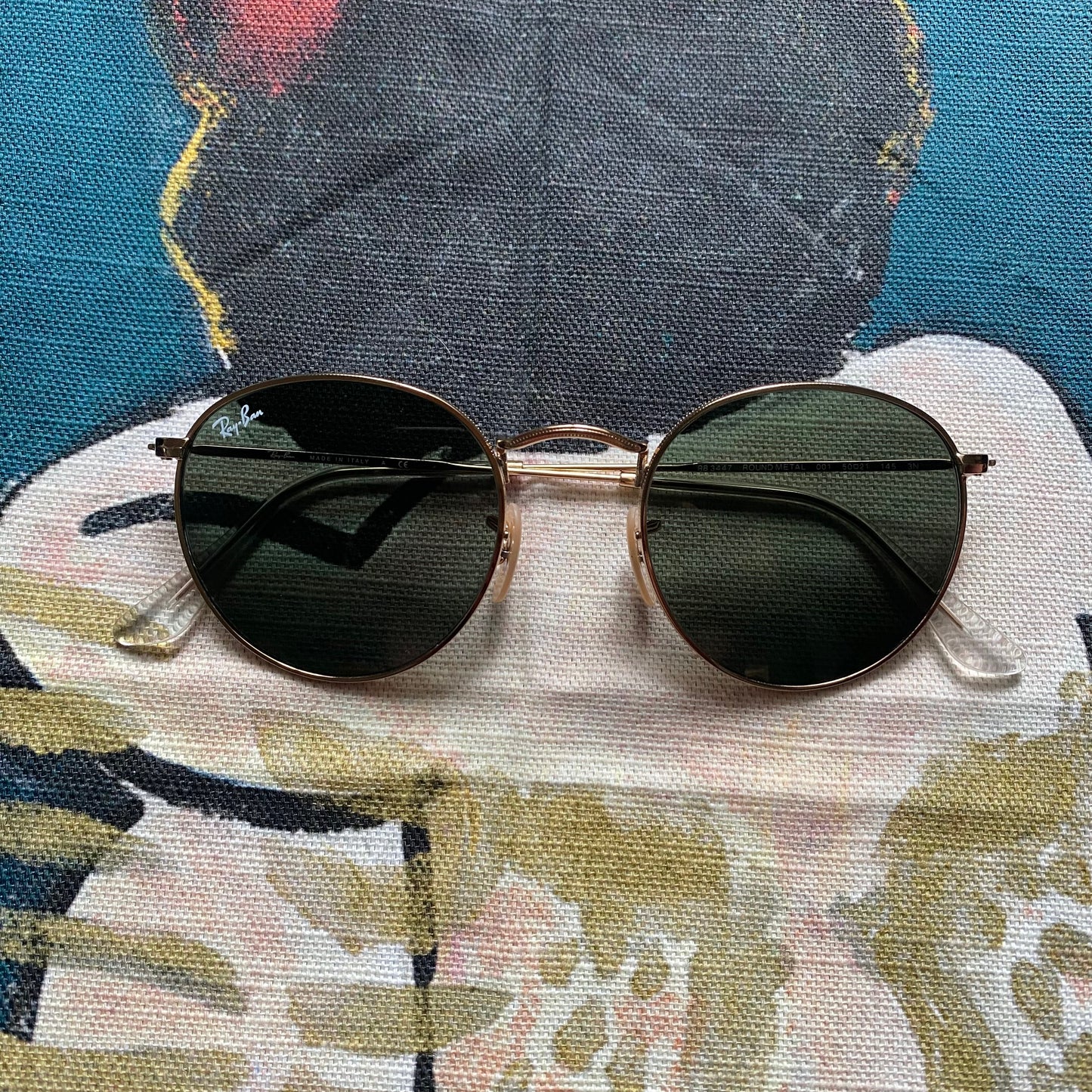 Ray Ban Round Metal Sunglasses