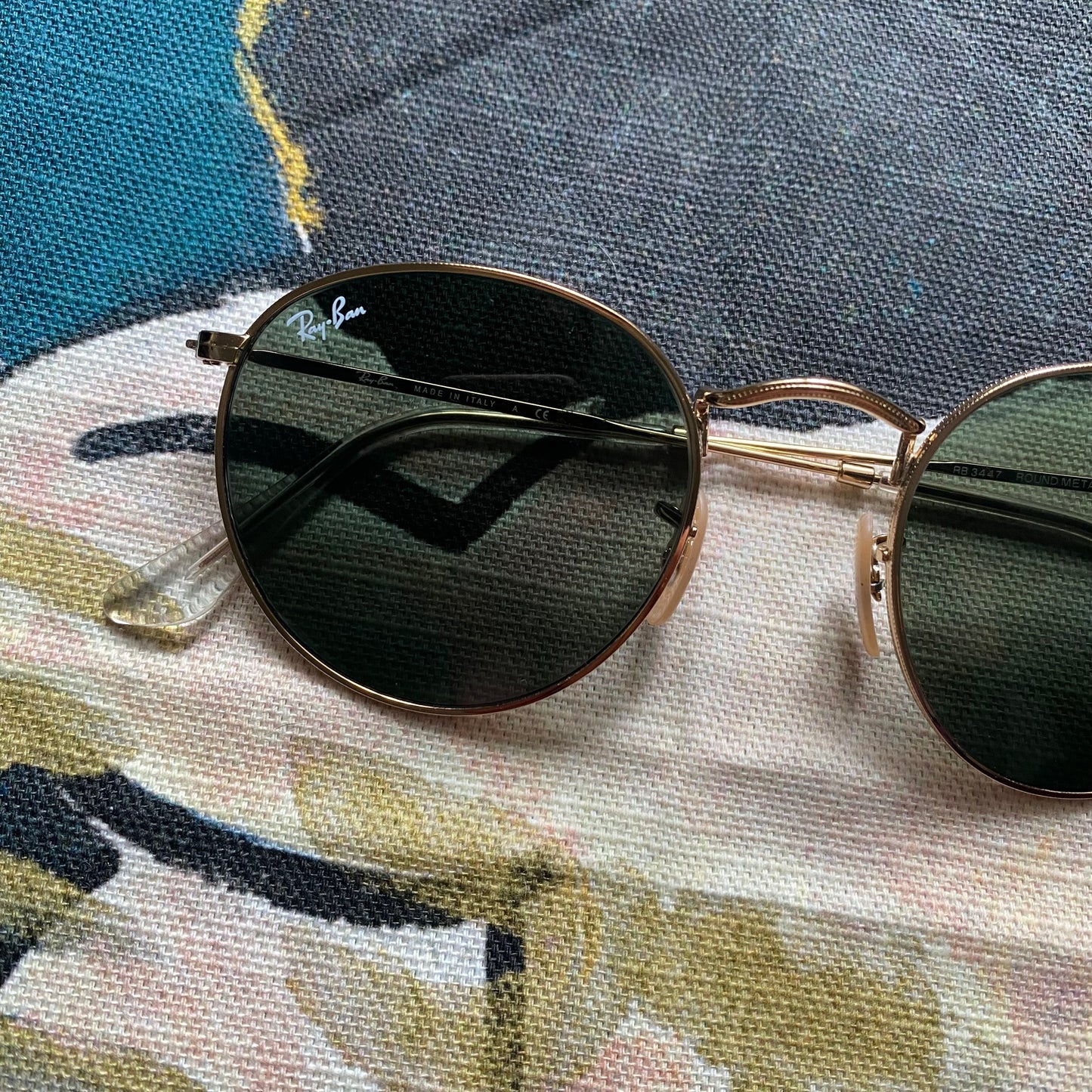 Ray Ban Round Metal Sunglasses