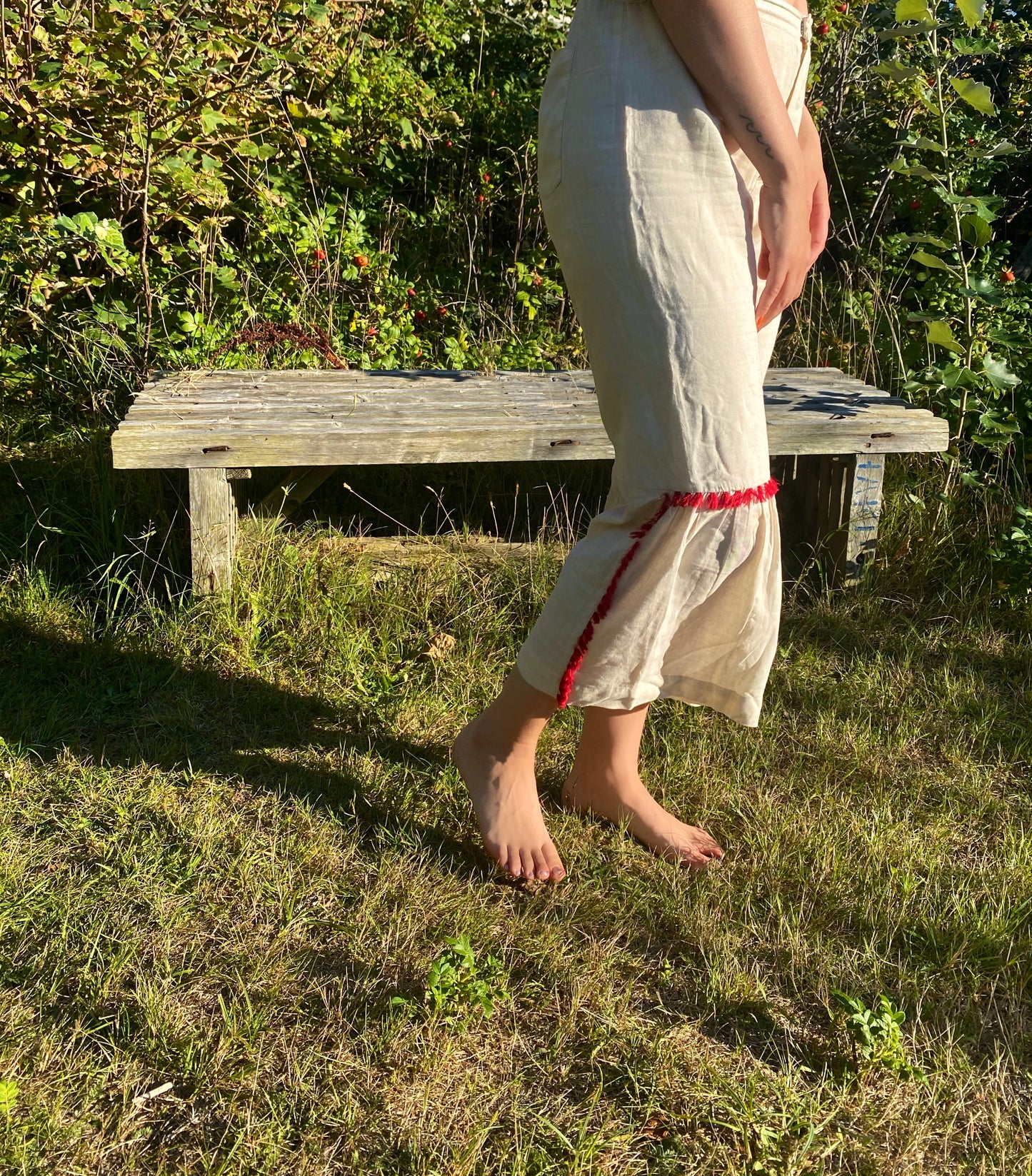 Cropped Vintage Trousers