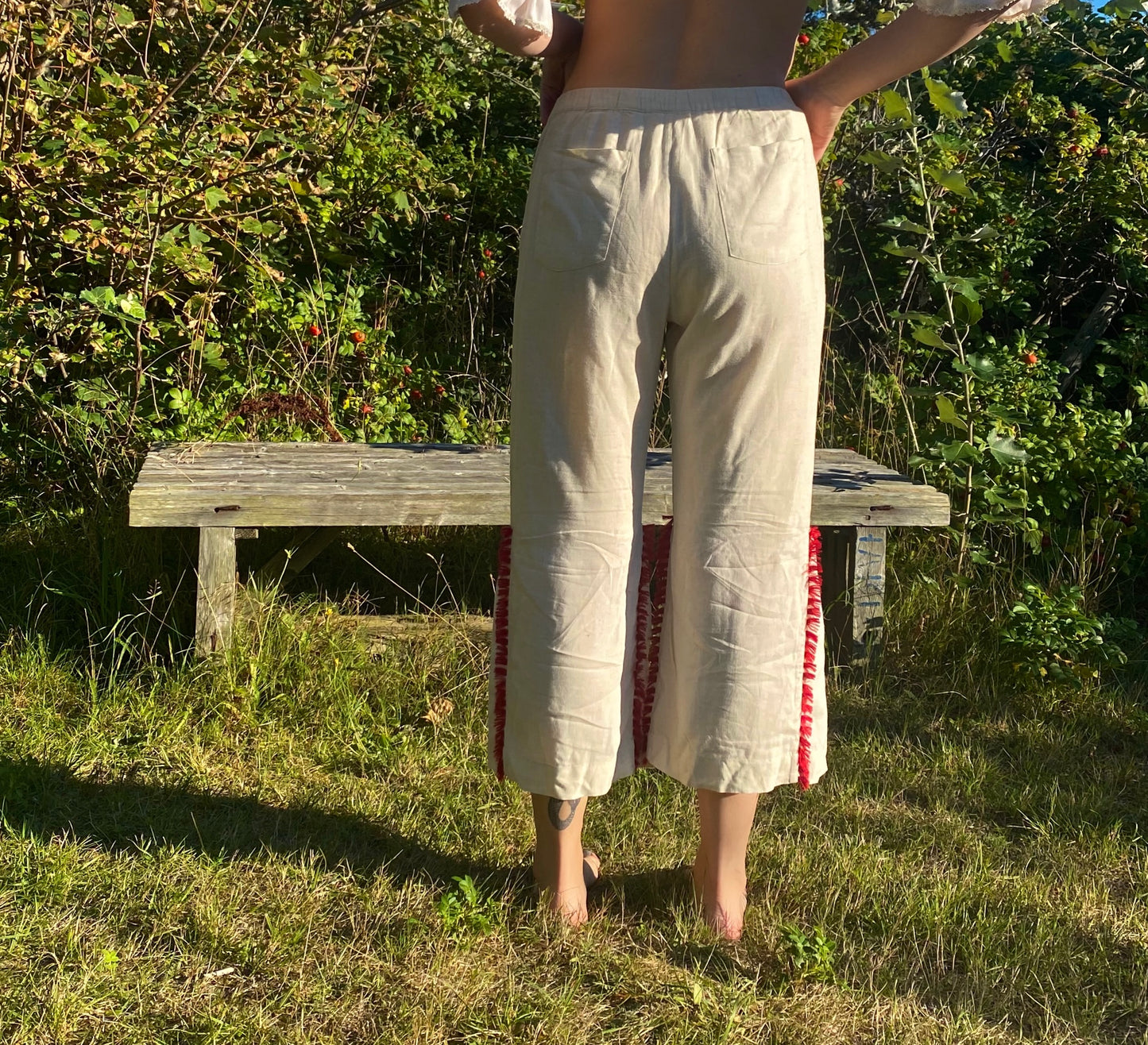 Cropped Vintage Trousers